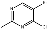 5-溴-4-氯-2-甲基嘧啶 结构式