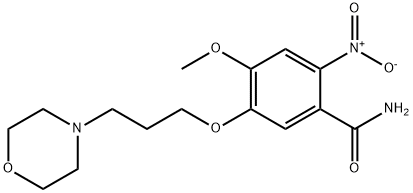 4-Methoxy-5-(3-Morpholinopropoxy)-2-nitrobenzaMide Structure