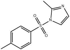 2 - 甲基 - 1 - 甲苯磺酰基 - 1H - 咪唑, 86181-71-7, 结构式