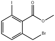 Benzoic acid, 2-(broMoMethyl)-6-iodo-, Methyl ester Structure