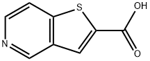 チエノ[3,2-C]ピリジン-2-カルボン酸 化学構造式