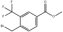 Methyl 4-(broMoMethyl)-3-(trifluoroMethyl)benzoate Structure