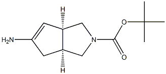 cis-5-AMino-2-Boc-hexahydro-cyclopenta[c]pyrrole Structure