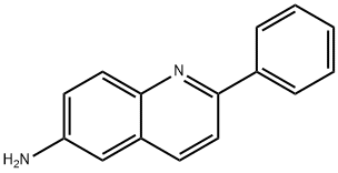 2-苯基-6-氨基喹啉 结构式