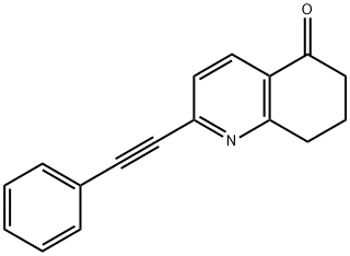 2-(Phenylethynyl)-7,8-dihydroquinolin-5(6H)-one Structure