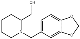 (1-Benzo[1,3]dioxol-5-ylMethyl-piperidin-2-yl)-Methanol Structure