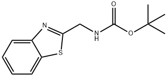 tert-Butyl N-(1,3-benzothiazol-2-ylMethyl)carbaMate Structure