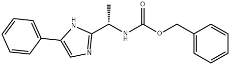 (S)-benzyl 1-(4-phenyl-1H-iMidazol-2-yl)ethylcarbaMate Struktur