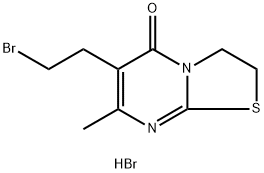 6-(2-broMoethyl)-2,3-dihydro-7-Methyl-5H-thiazolo[3,2-a]pyriMidin-5-one MonohydrobroMide Structure