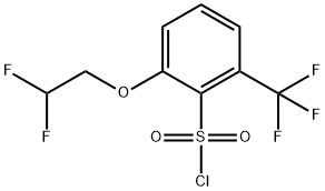 2-(2,2-difluoroethoxy)-6-(trifluoroMethyl)benzene-1-sulfonyl chloride