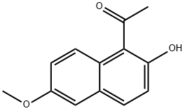 1-(2-Hydroxy-6-Methoxynaphthalen-1-yl)ethanone Structure