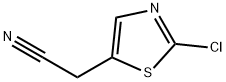 2-(2-氯-1,3-噻唑-5-基)乙腈, 865660-15-7, 结构式