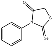 4-噻唑烷酮,3-苯基-2-硒杂XO-, 865674-89-1, 结构式