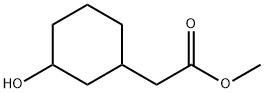 Methyl 2-(3-Hydroxycyclohexyl)acetate Struktur