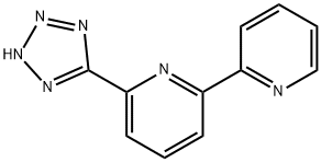 6-(1H-テトラゾール-5-イル)-2,2'-ビピリジン 化学構造式