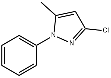 3-氯-5-甲基-1-苯基-1H-吡唑, 86635-76-9, 结构式