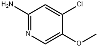 2-氨基-4-氯-5-甲氧基吡啶,867131-26-8,结构式