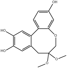 Protosappanin A diMethyl acetal 化学構造式