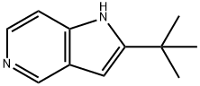 2-(叔丁基)-5-氮杂吲哚, 86847-76-9, 结构式