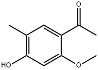 1-(4-hydroxy-2-Methoxy-5-Methylphenyl)ethanone Struktur