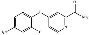 4-(4-aMino-2-fluorophenoxy)-picolinaMide Struktur