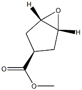 (1R,3R,5S)-6-氧杂二环[3.1.0]己烷-3-羧酸甲酯, 86941-00-6, 结构式