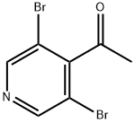 1-(3,5-dibroMopyridin-4-yl)ethanone Struktur