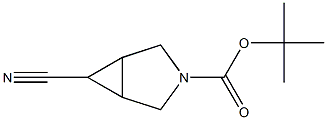 exo-3-Boc-6-cyano-3-azabicyclo[3.1.0]hexane Structure
