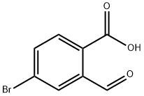 4-溴-2-醛基苯甲酸,871502-87-3,结构式