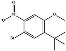 1-BroMo-5-tert-butyl-4-Methoxy-2-nitro-benzene Struktur