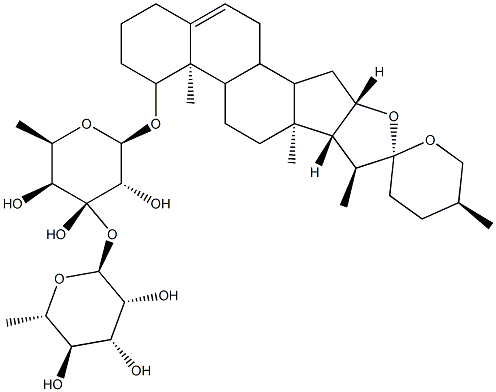 麦冬皂苷 B,87425-34-1,结构式
