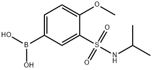 (3-(N-isopropylsulfaMoyl)-4-Methoxyphenyl)boronic acid Struktur