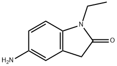 5-アミノ-1-エチルインドリン-2-オン 化学構造式