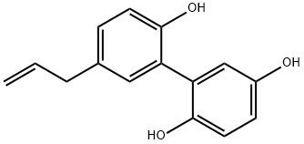 5-(2-Propenyl)-1,1'-biphenyl-2,2',5'-triol Struktur