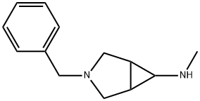 3-苄基-N-甲基-3-氮杂双环[3.1.0]己-6-胺, 876138-70-4, 结构式