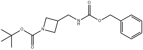 tert-Butyl 3-((((benzyloxy)carbonyl)aMino)Methyl)azetidine-1-carboxylate Structure
