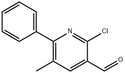 2-Chloro-5-Methyl-6-phenylnicotinaldehyde Structure