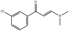 (E)-1-(3-Chlorophenyl)-3-diMethylaMinopropenone, 876376-75-9, 结构式