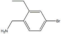 4-Bromo-2-ethyl benzylamine Struktur