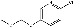 2-クロロ-5-(メトキシメトキシ)ピリジン 化学構造式