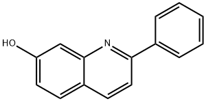 2-フェニルキノリン-7-オール 化学構造式