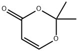 2,2-Dimethyl-4H-1,3-dioxin-4-one Struktur