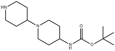 1-(ピペリジン-4-イル)ピペリジン-4-イルカルバミン酸TERT-ブチル 化学構造式