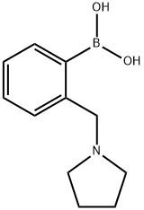 2-(pyrrolidin-1-ylMethyl)phenylboronic acid Structure