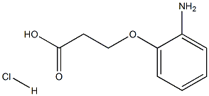 3-(2-AMinophenoxy)propanoic acid hydrochloride Structure