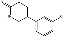5-(3-Chlorophenyl)-2-piperidone Structure