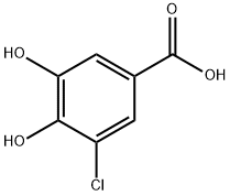 3-氯-4,5-二羟基苯甲酸, 87932-49-8, 结构式