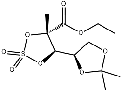 (4S,5R)-ethyl 5-((R)-2,2-diMethyl-1,3-dioxolan-4-yl)-4-Methyl-1,3,2-dioxathiolane-4-carboxylate 2,2-dioxide