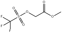 Acetic acid, 2-[[(trifluoroMethyl)sulfonyl]oxy]-, Methyl ester Struktur