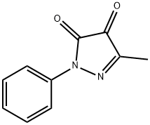 1H-Pyrazole-4,5-dione,3-Methyl-1-phenyl- Struktur